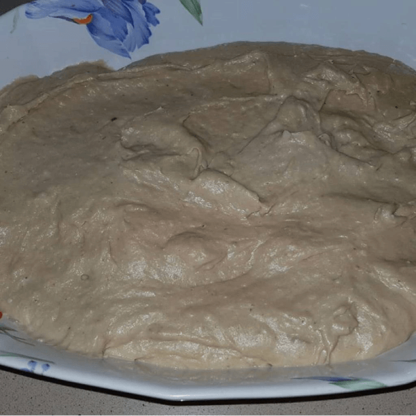 Masa de croquetas de carne de puchero