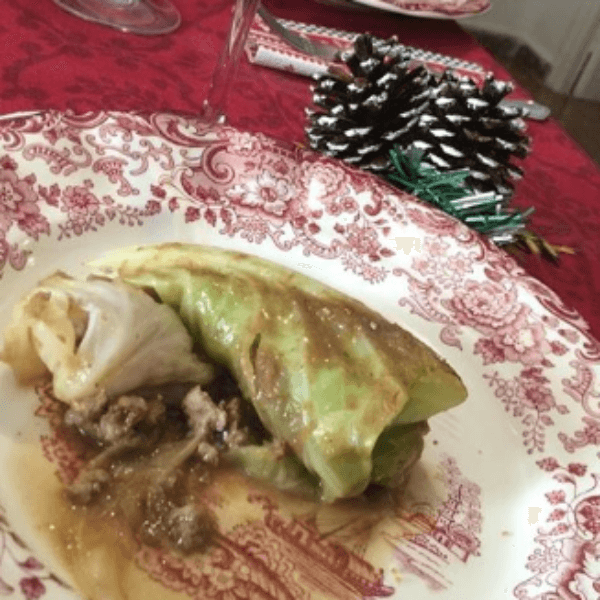 Rollitos de col rellenos