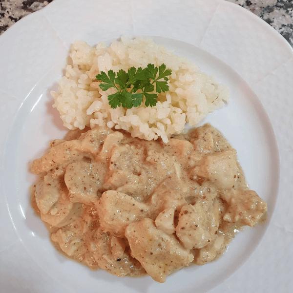 Pollo express a la mostaza