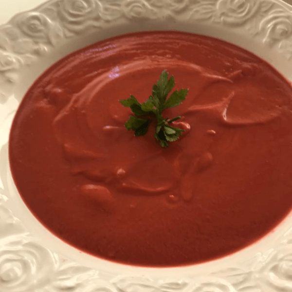 Salmorejo de remolacha de Toya