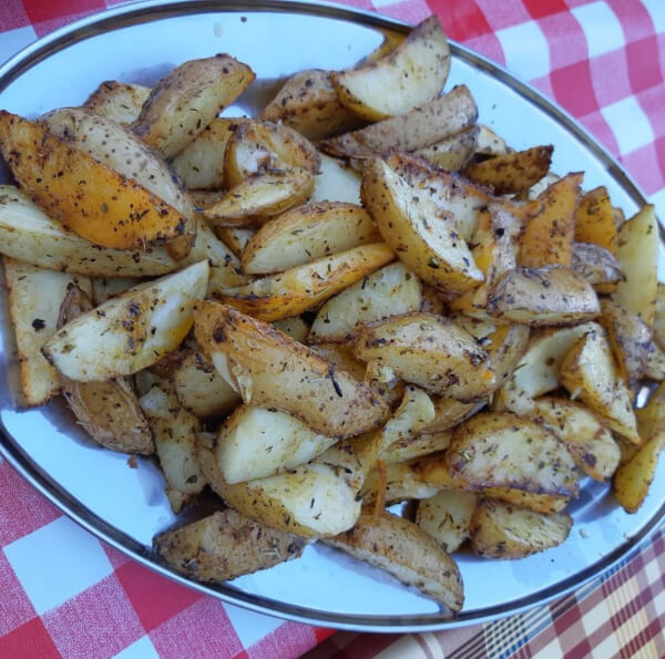 Patatas especiadas en microondas – En la cocina de Julián