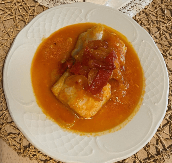 Bacalao con piquillo