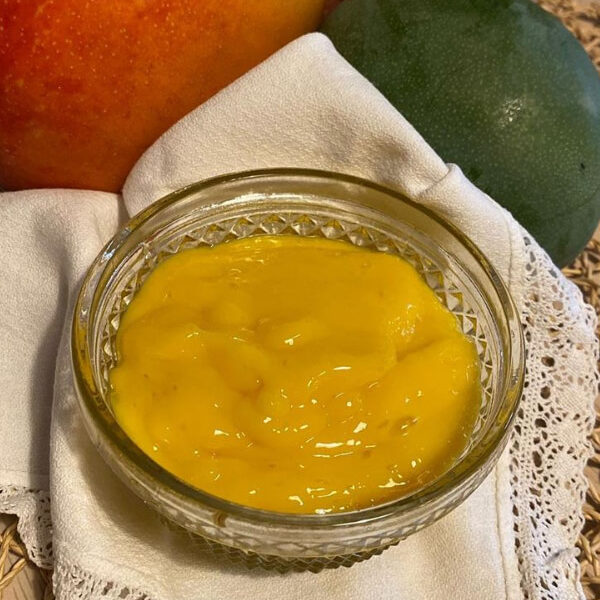 Helado ligero de mango