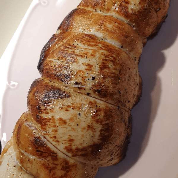 Solomillo con cerveza y zumo de piña