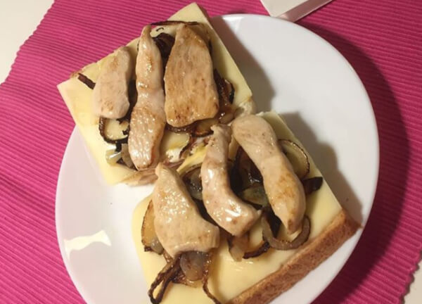 Tosta de pollo