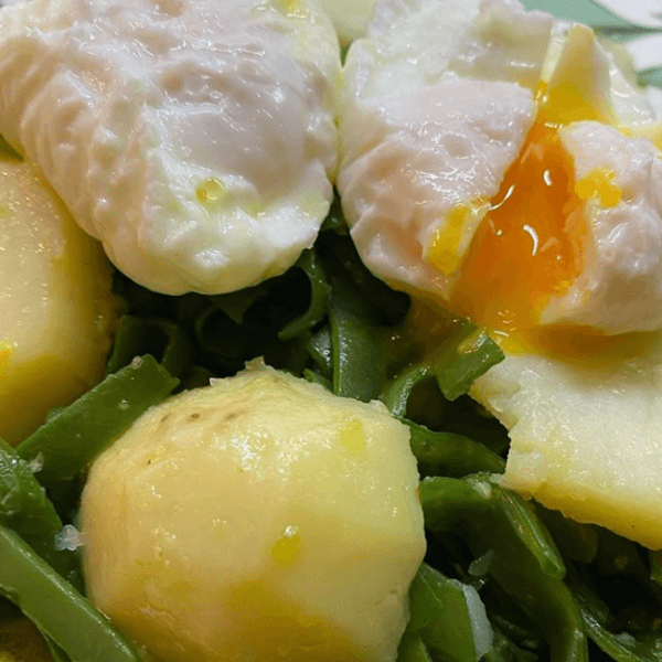 Ensaladilla templada de judías imagen destacada