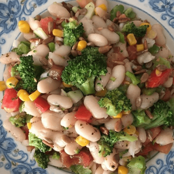Ensalada de judías blancas