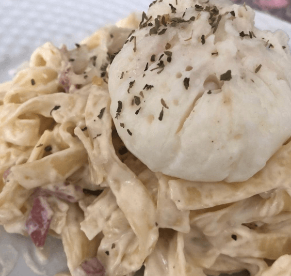 Tagliatelle a la carbonara