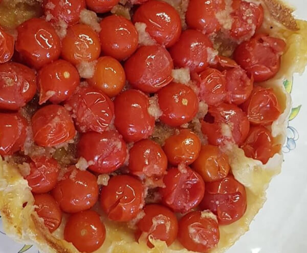 Tarta tatín de tomate