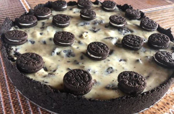 Tarta fría de oreo