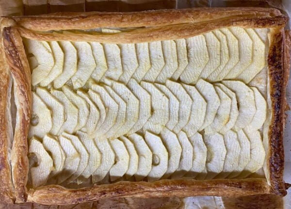 Tarta rápida de manzana