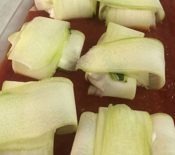 Raviolis de calabacín 