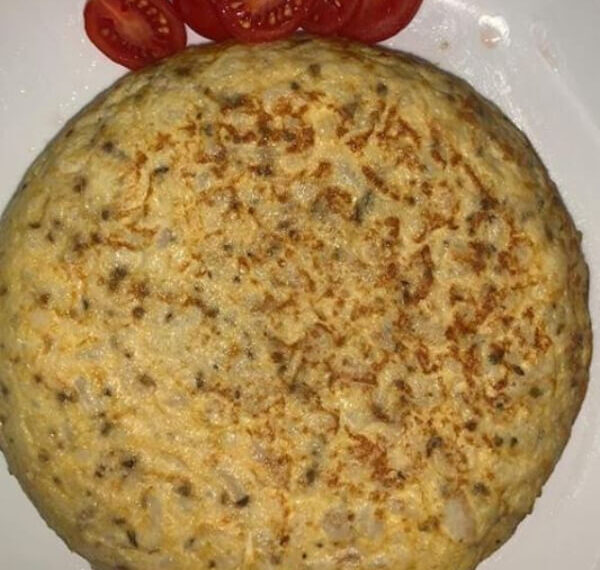 Tortilla de coliflor