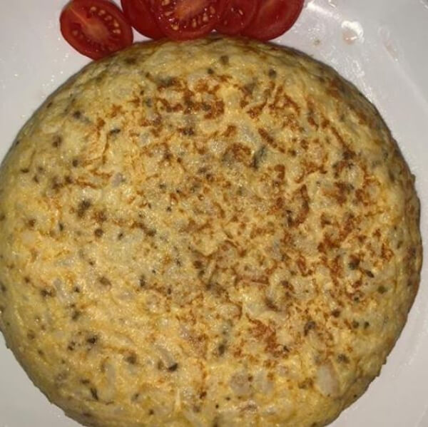 Tortilla de coliflor 