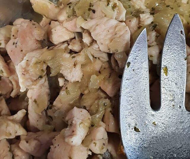 Mini pastelas de pollo 