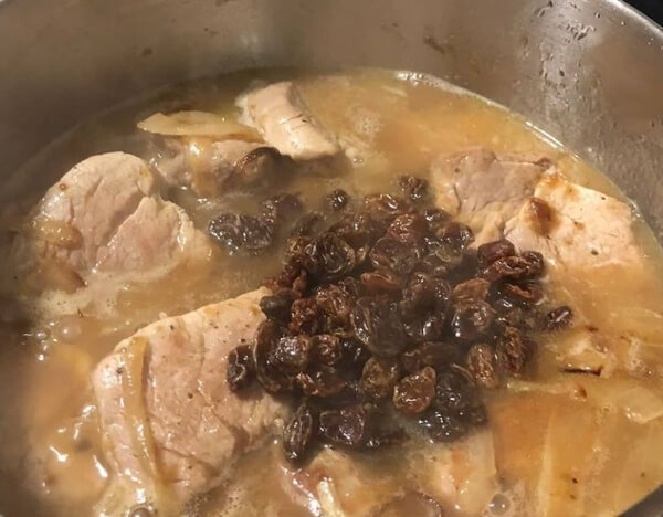 Solomillo ibérico al vino dulce